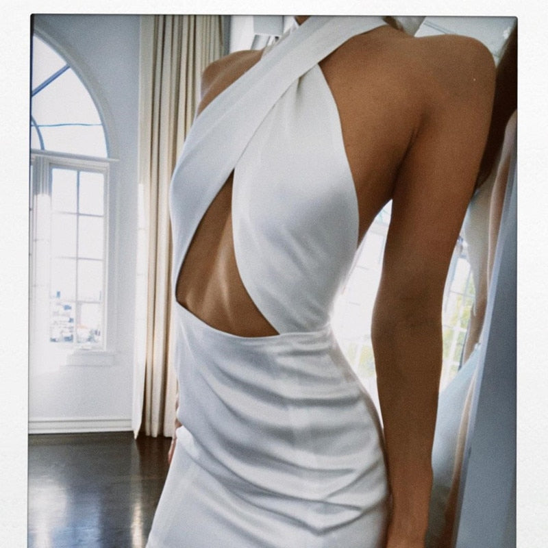 Katie Black Strappy Backless Mini Dress – LA CHIC PICK